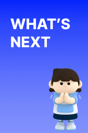 copy: WHAT'S NEXT?